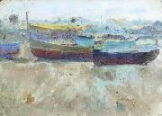 Seymour Joseph Guy Boats on the beach china oil painting artist